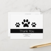 Tarjetas de agradecimiento para negocios personali