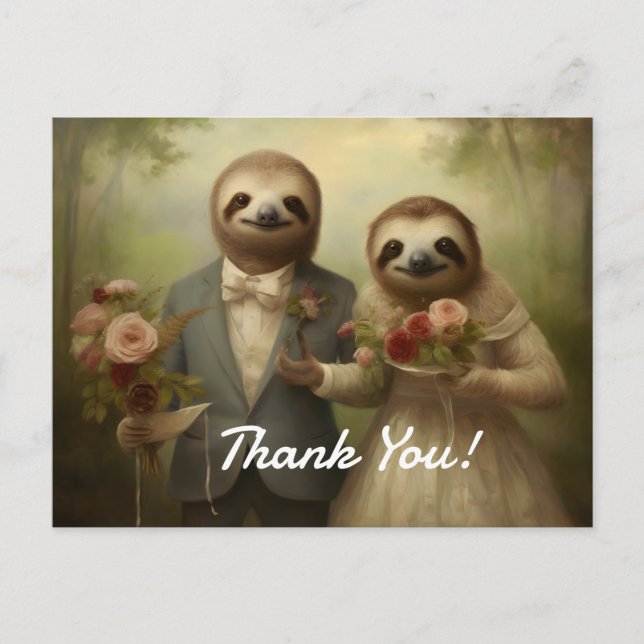 Tarjetas de agradecimiento para novios y novias pe (Anverso)