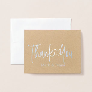 Tarjetas de agradecimiento para parejas de boda co