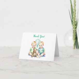 Tarjetas de agradecimiento para regalo de baby sho