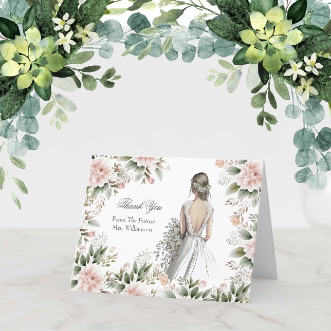 Tarjetas de agradecimiento para vestido de novia e (Subido por el creador)