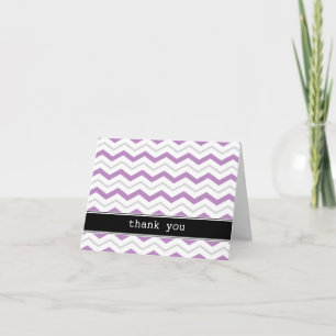 Tarjetas de agradecimiento personalizadas Chevron 