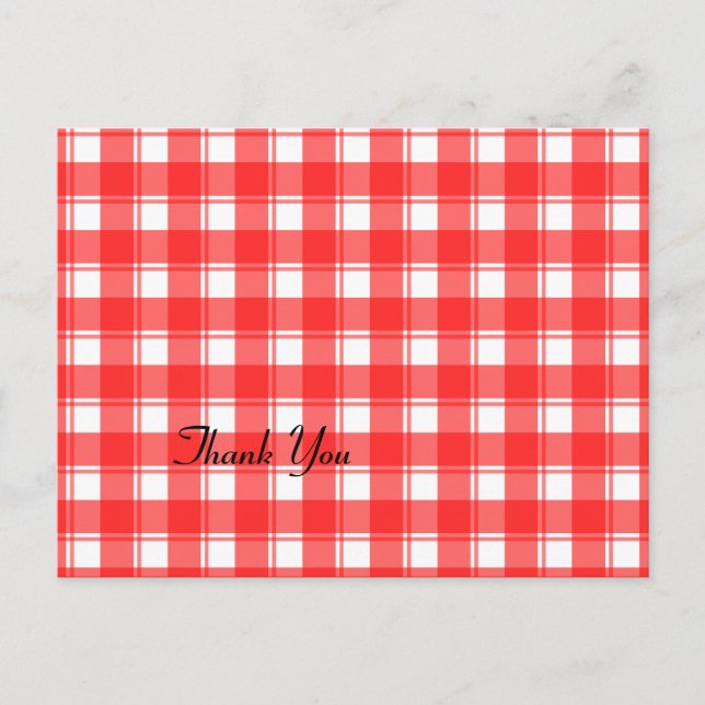 Tarjetas de agradecimiento personalizadas de cuadr (Anverso)