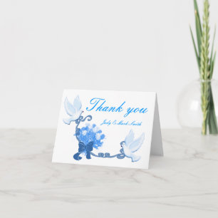 Tarjetas de agradecimiento personalizadas Dove