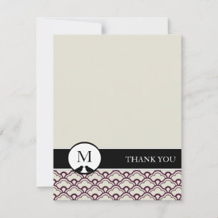 Tarjetas de agradecimiento personalizadas Lovebird