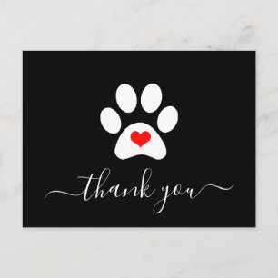 Tarjetas de agradecimiento personalizadas para los