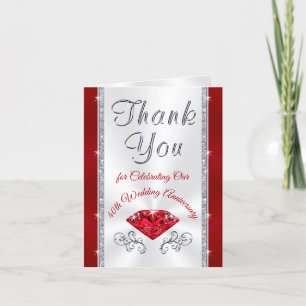 Tarjetas de agradecimiento personalizadas por el 4