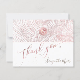 Tarjetas de agradecimiento PixDezines Tree Rings M