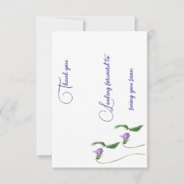 Tarjetas de agradecimiento planas