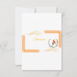 Tarjetas de agradecimiento planas