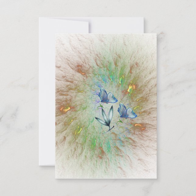 Tarjetas de agradecimiento planas (Anverso)