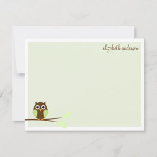 Tarjetas de agradecimiento planas de Sweet Green O