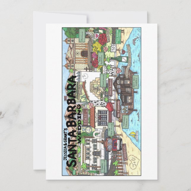 Tarjetas de agradecimiento planas J + G 5x 7 (Anverso)