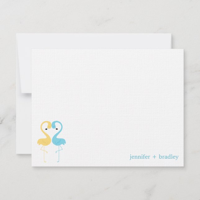 Tarjetas de agradecimiento planas personalizadas p (Anverso)