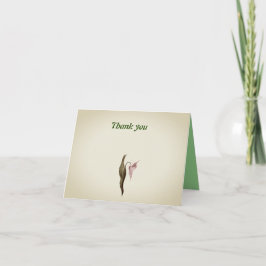 Tarjetas de agradecimiento plegadas