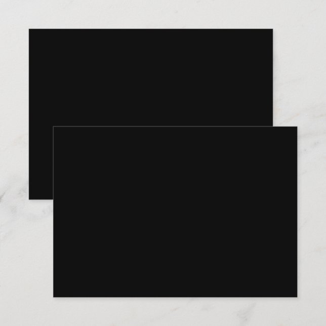 Tarjetas de agradecimiento por fotos en blanco y n (Anverso / Reverso)