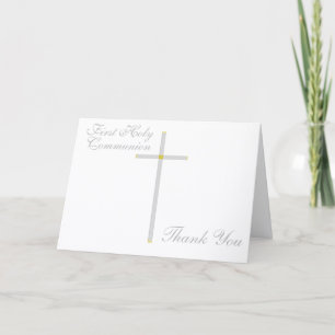 Tarjetas de agradecimiento por Primera Comunión