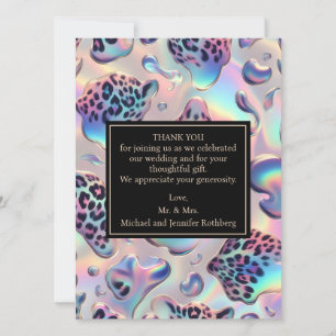 Tarjetas de agradecimiento prellenadas para boda e