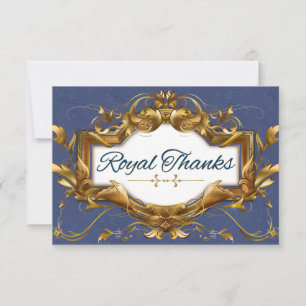Tarjetas de agradecimiento Royal African Prince az