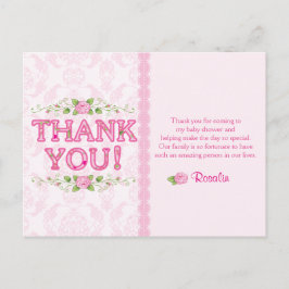 Tarjetas de agradecimiento Shabby Chic