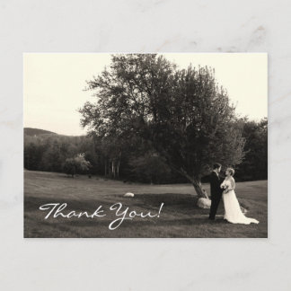 Tarjetas de agradecimiento tras la boda