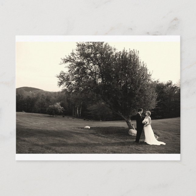 Tarjetas de agradecimiento tras la boda (Anverso)