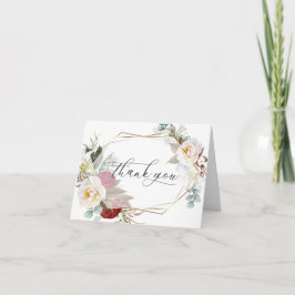 Tarjetas de agradecimiento tras la boda | Floral d