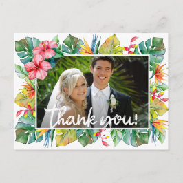 Tarjetas de agradecimiento tras la boda | Foto con