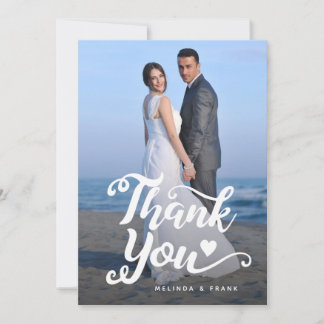 Tarjetas de agradecimiento tras la boda | Tarjeta