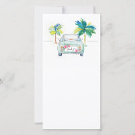 Tarjetas de agradecimiento tropicales