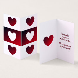 Tarjetas de agradecimiento voluntarias de dalDesig