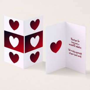 Tarjetas de agradecimiento voluntarias de dalDesig