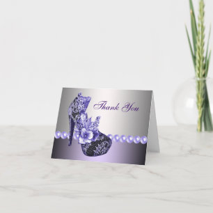 Tarjetas de agradecimiento Zapatos de tacón alto p