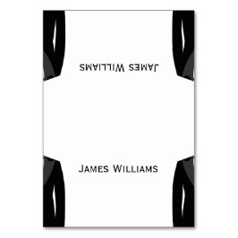 Tarjetas de ajuste de Boda gay negro y blanco