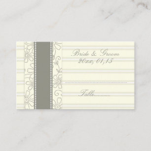 Tarjetas de ajuste de la mesa de Boda de color ama