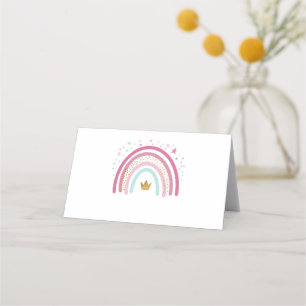 Tarjetas de ajuste de lustro rosado moderno en bla