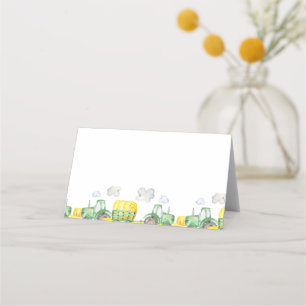 Tarjetas de alimentación de cumpleaños de la granj
