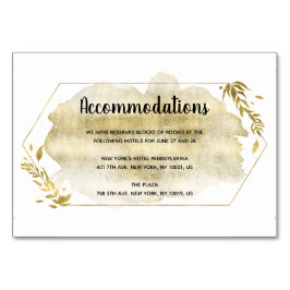 Tarjetas de alojamiento Boda con efecto de flotaci