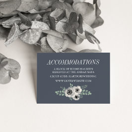 Tarjetas de alojamiento de Anemone y Eucalyptus Ho