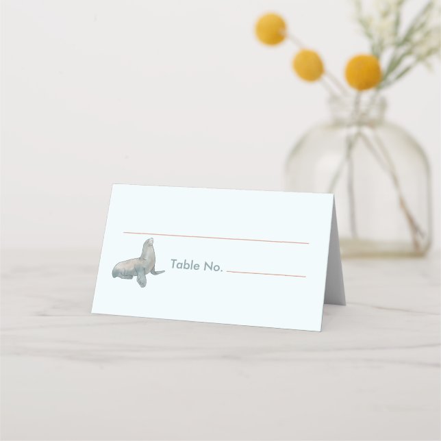 Tarjetas de alojamiento de Beach Wedding (Anverso)