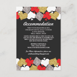 Tarjetas de Alojamiento de Fiesta de Casino de Bod