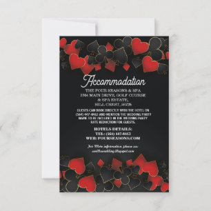 Tarjetas de Alojamiento de Fiesta en Casino de Bod