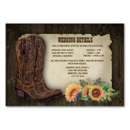 Tarjetas de alojamiento de la recepción de la boda