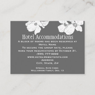Tarjetas de alojamiento en Hotel Dogwood White Vin