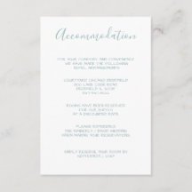 Tarjetas de alojamiento Laurel Monograma