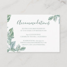 Tarjetas de alojamiento Mint Botanic Boda Hotel