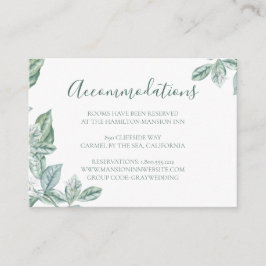 Tarjetas de alojamiento Mint Botanic Boda Hotel