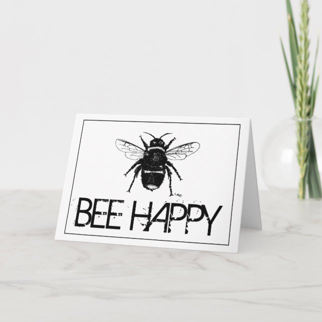 tarjetas de amistad abejorro tarjeta de saludo niñ (Anverso)