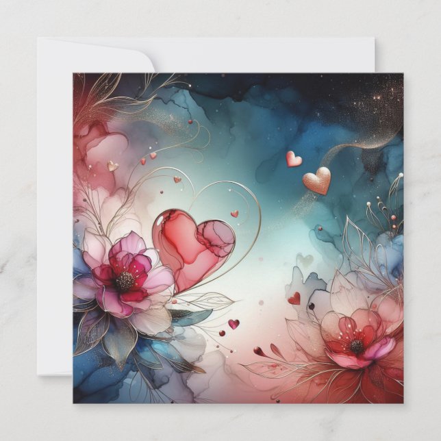 Tarjetas de amor del día de San Valentín  (Anverso)