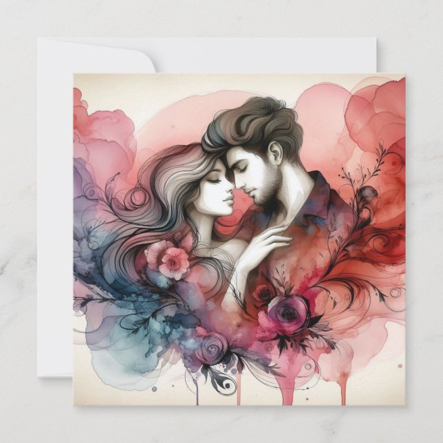 Tarjetas de amor día de San Valentín (Anverso)